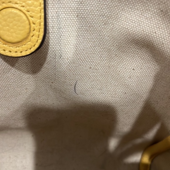 VGUC Kate Spade medium striped straw bag - Picture 6 of 11